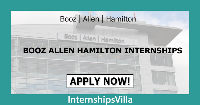 Booz Allen Hamilton Internship